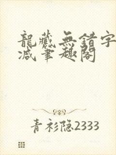 龙藏无错字无删减笔趣阁