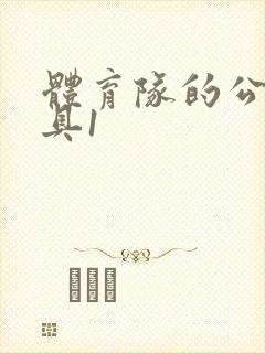 体育队的公用玩具1