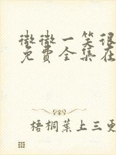 微微一笑很倾城免费全集在线观看