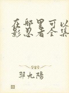 在哪里可以看火影忍者全集