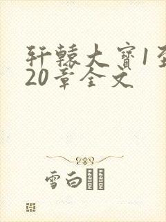 轩辕大宝1至720章全文