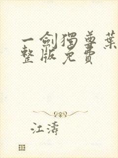 一剑独尊叶玄完整版免费