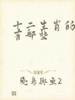 十二生肖的词语有哪些