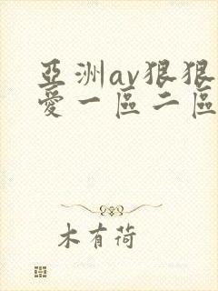 亚洲av狠狠的爱一区二区