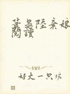 萧晏陆弃娘免费阅读