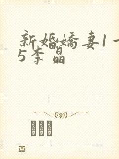 新婚娇妻1一25李晶