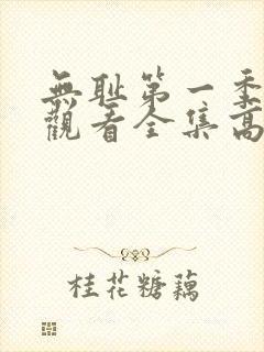 无耻第一季免费观看全集高清封面