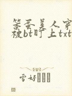 笨蛋美人穿书后被bt盯上txt