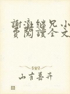 谢澈继兄小说免费阅读全文无弹窗