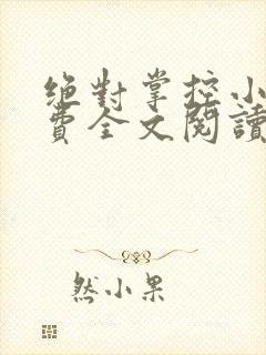 绝对掌控小说免费全文阅读笔趣阁