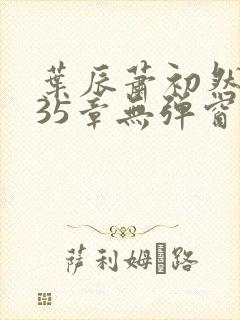 叶辰萧初然9935章无弹窗