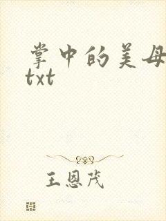 掌中的美母版主txt