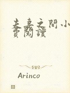 夫妻之间小说免费阅读