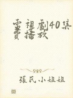 电视剧40集免费播放封面