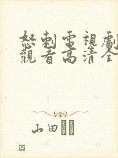 怒刺电视剧免费观看高清全集封面