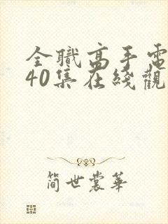 全职高手电视剧40集在线观看