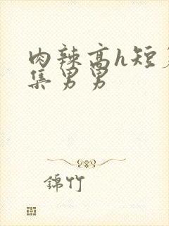 肉辣高h短篇合集男男