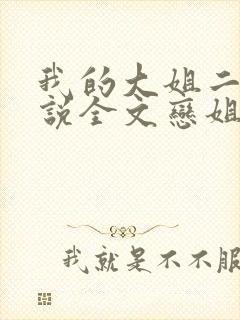 我的大姐二姐小说全文恋姐免费阅读