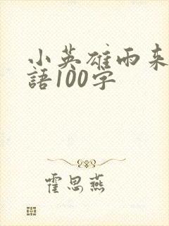 小英雄雨来推荐语100字封面