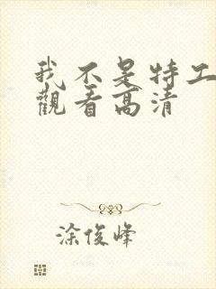 我不是特工免费观看高清