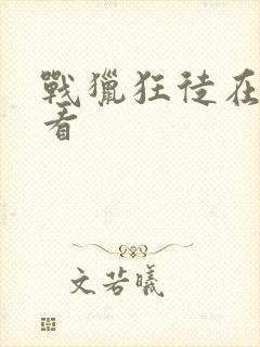 战猎狂徒在线观看