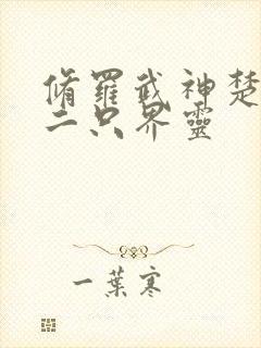 修罗武神楚枫第二只界灵