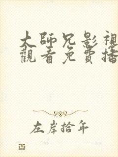 大师兄影视在线观看免费播放封面