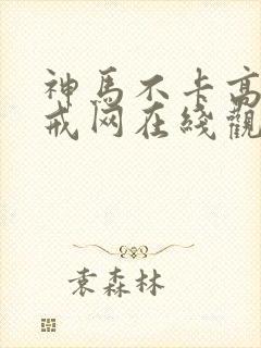 神马不卡高清八戒网在线观看