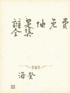 谁是他免费观看全集