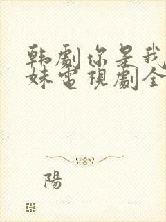 韩剧你是我的姐妹电视剧全集免费观看