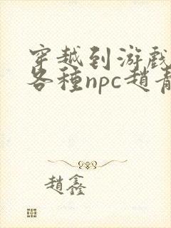 穿越到游戏里和各种npc赵青蔓