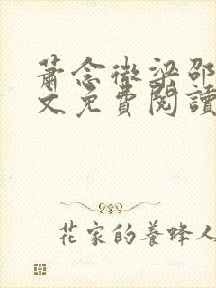 萧念微梁邵景全文免费阅读无弹窗封面