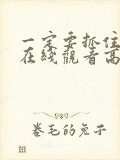 一定要抓住电影在线观看高清完整版免费