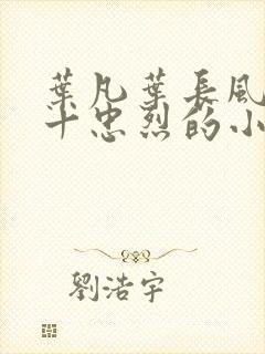 叶凡叶长风一门十忠烈的小说