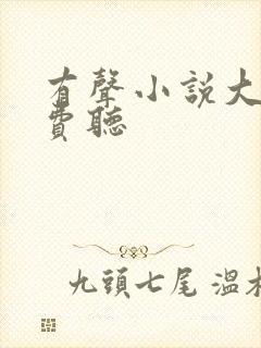 有声小说大全免费听