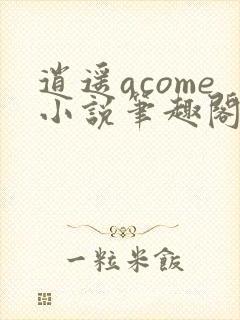 逍遥acome小说笔趣阁在线阅读封面