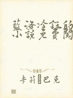 蓝洛冷钰的穿越小说免费阅读