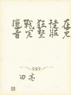 猎战狂徒在线观看完整版免费封面