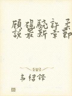 顾砚骁许柔汐小说最新章节更新内容