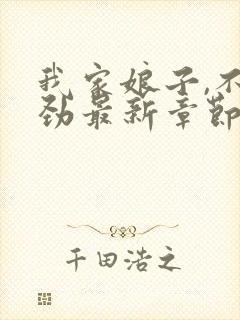 我家娘子,不对劲最新章节无弹窗