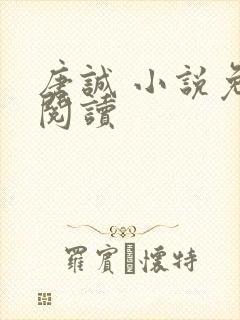 唐诚 小说免费阅读