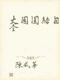 大团圆结目录大全