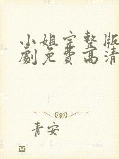 小姐完整版电视剧免费高清韩剧在线观看封面