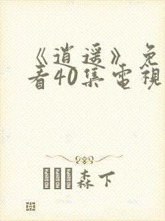 《逍遥》免费观看40集电视剧完整版