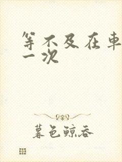 等不及在车里做一次