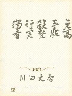 独行杀手免费观看完整版高清