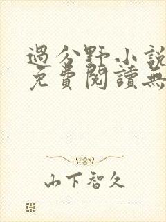 过分野小说全文免费阅读无弹窗