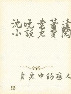 沈晚棠萧清渊的小说免费阅读