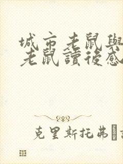 城市老鼠与乡下老鼠读后感封面