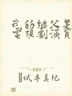 我的继父是偶像电视剧演员表封面